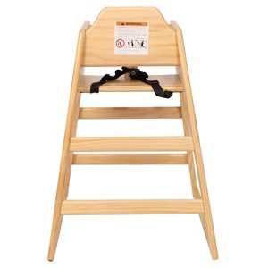 VYNXARIA Baby car baby Booster Chair in Walnut Finish, Feeding, Eat & Grow Portable High, Easy to Clean - 1 of 4