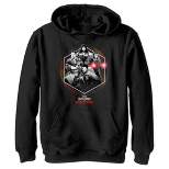 Boy's Marvel Doctor Strange in the Multiverse of Madness Black and White Panel Pull Over Hoodie