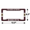 Texas State University Stripes License Plate Tag Frame - 4 of 4