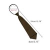 Allegra K Men's Pre Tied Formal Casual Zipper Solid Color Adjustable 8cm-wide Tie - 4 of 4