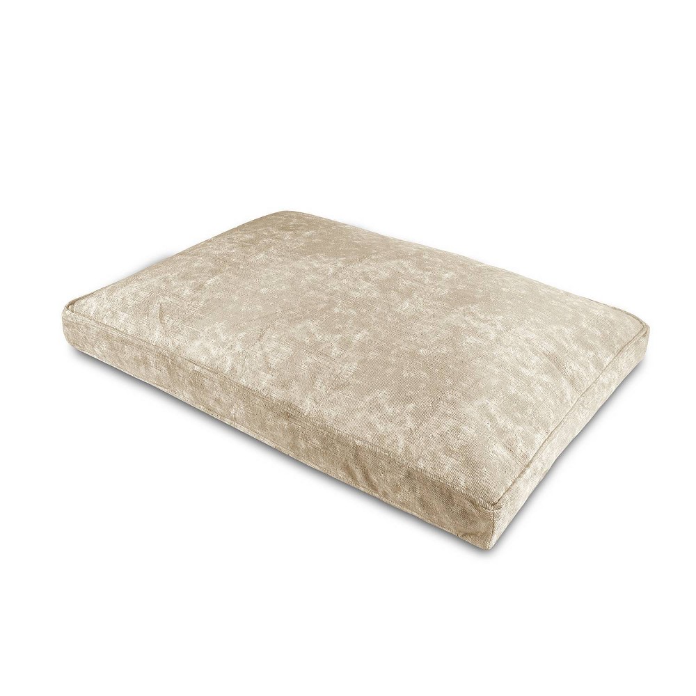 Photos - Bed & Furniture Canine Creations Pillow Ortho Rectangle Dog Bed - L - Tan 