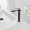 BWE Single Hole Single Handle Bathroom Vessel Sink Faucet With Pop Up Drain Assembly Kit - 2 of 4