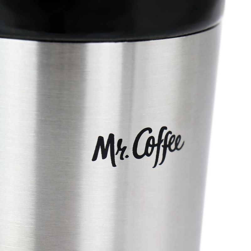 Mr. Coffee 16oz Stainless Steel and Stoneware Travel Mug, 4 of 10