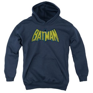 Boys’ DC Classic Batman Logo Hooded Sweatshirt - 1 of 4