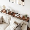 WhizMax Minimalist Console Table, Space-Saving, MDF + Metal - 3 of 4