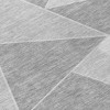 Gray Silver And Graphite Geometric Washable Indoor Outdoor Area Rug - 4 of 4