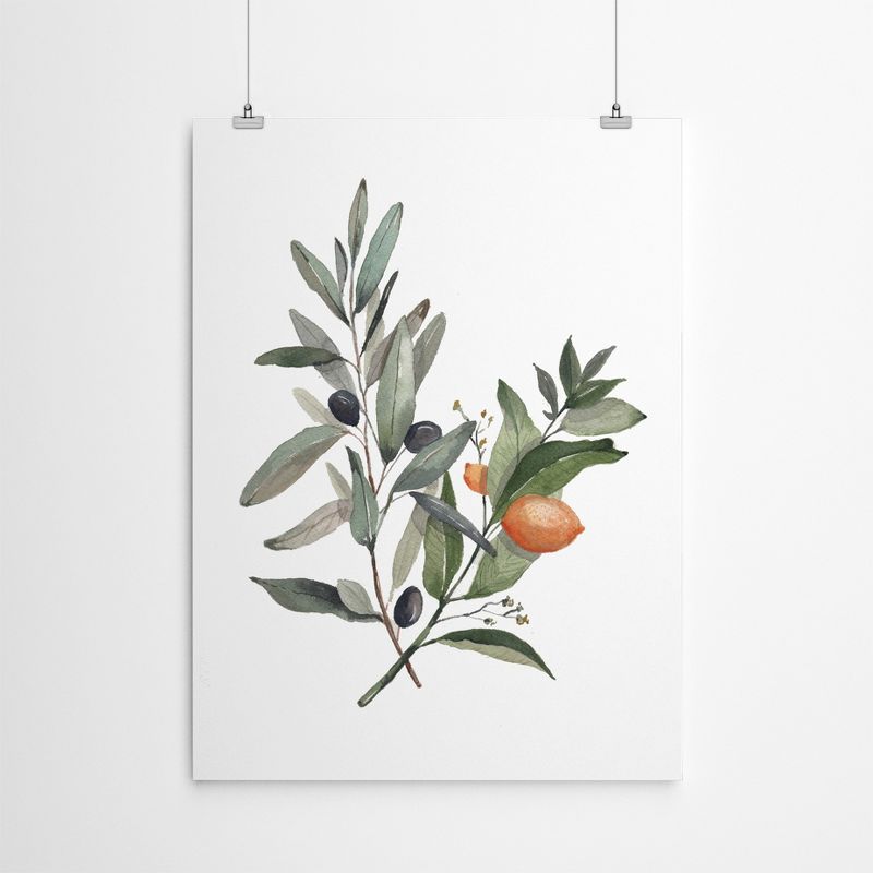 Americanflat Botanical Minimalist Citrus Olive By Cami Monet Poster, 4 of 7