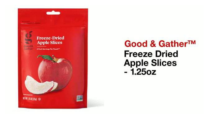 Freeze Dried Apple Slices - 1.25oz - Good & Gather&#8482;, 2 of 7, play video