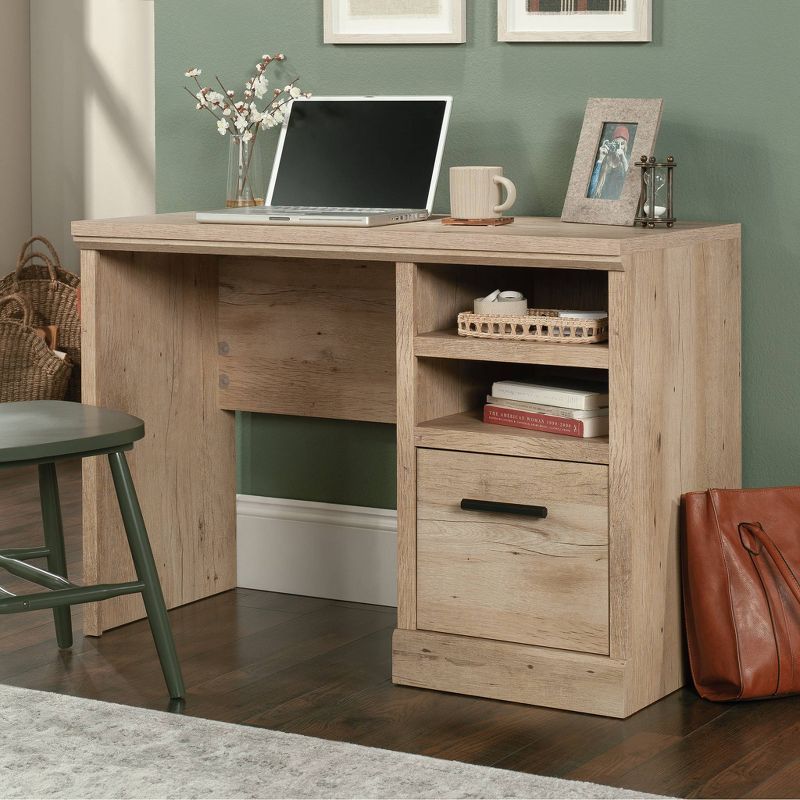Sauder Aspen Post Desk with Storage Prime Oak, 2 of 9