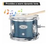 Coucheta 3-Piece Life Drum Set - Beginner Kit with Cymbal, Tom, Bass Drum - Includes Sticks, Pedal & Stool for Kids - 3 of 4