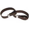 CTM Satin Elastic Solid Color Adjustable Armband Sleeve Garter - 3 of 4
