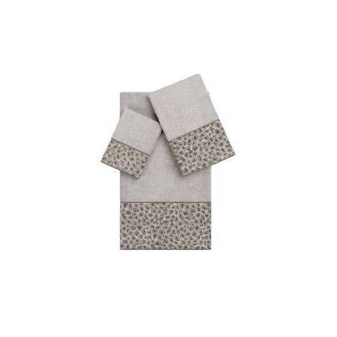 3pc Animal Print Towel Set Light Gray Linum Home Textiles Target [ 488 x 488 Pixel ]