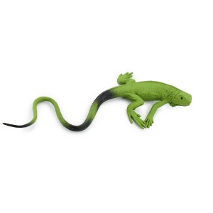 Collectible Wildlife Gifts | Iguana, Lizard, Rubber Reptile, Toy, Educational, Realistic,  Model,   Gift,      4 1/2"    F1673 B63 - 1 of 4