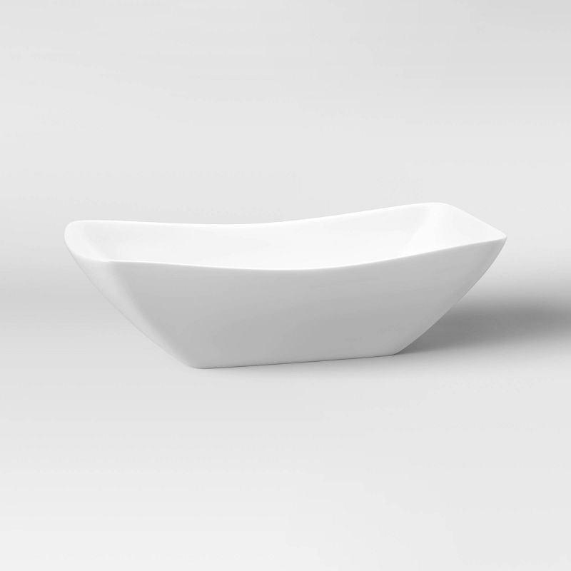 96oz Porcelain Swerve Serving Bowl - Threshold&#8482;, 1 of 5