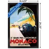 Trends International Grandprix Automobile Monaco 1933 Framed Wall Poster Prints - 3 of 4