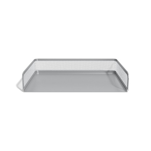 MyOfficeInnovations Side Load Stackable Metal Letter Tray Silver 24402457 - image 1 of 4