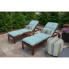 Casual Cushion Stripe Sunbrella Fabric 1-Piece Indoor/Outdoor Lumbar Pillow, 22"W x 9"L - 2 of 4
