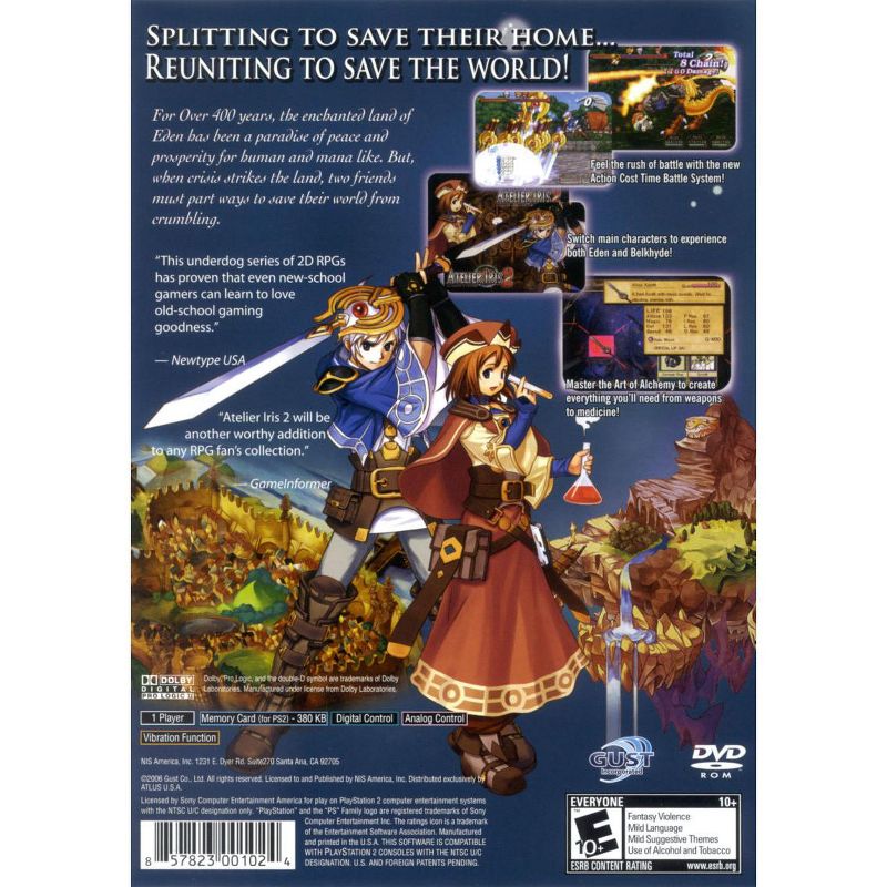 Atelier Iris 2: The Azoth of Destiny - PlayStation 2, 2 of 6