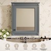 MOEPISY Wall Mounted Bathroom Storage Cabinet with Mirror, Medicine Cabinet with Height Adjustable Shelf - 2 of 4