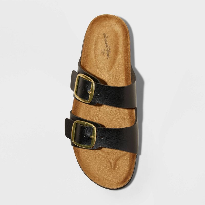 Women's Devin Two Band Footbed Sandals - Universal Thread™, 4 of 9