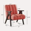 NicBex Accent Chair Modern Armchair with Wood Legs Lounge Chair Sofa Chair for Living Room, Bedroom, Reading Room - 4 of 4