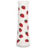 Memoi Women's Strawberries Cozy Crew Socks - 2 of 4