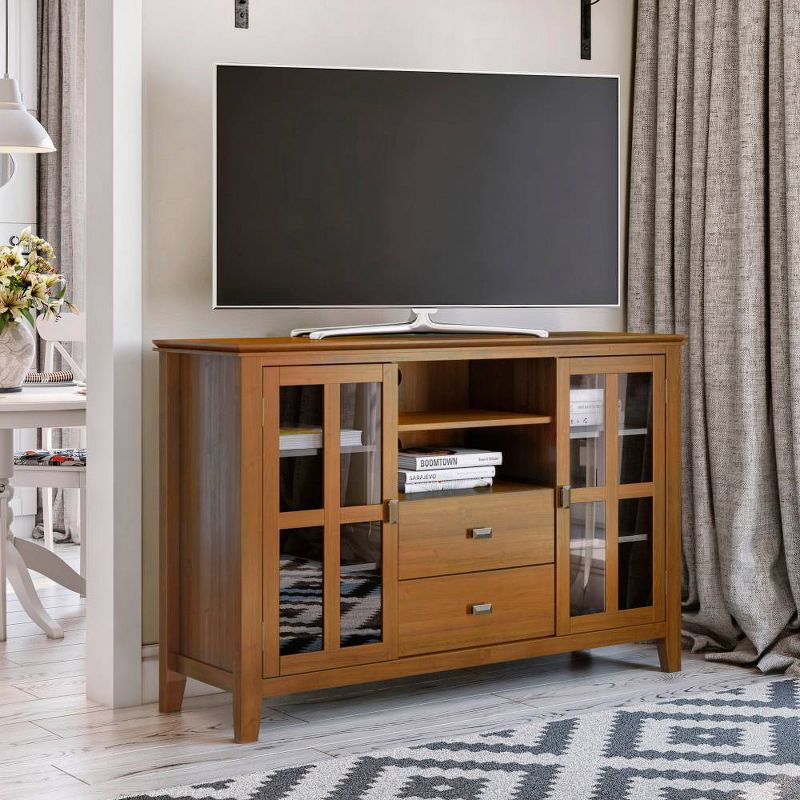 Stratford Solid Wood Tall TV Stand for TVs up to 55" - WyndenHall, 2 of 8