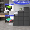 5 Drawer Vertical File Cabinet With Lock, Metal Locking Filing Cabinet For Home Office, File Storage Cabinet For A4/Letter/Legal Size File - image 4 of 4