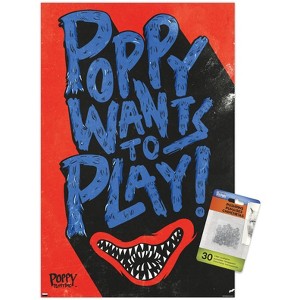 Trends International Poppy Playtime - Poppy Wants To Play Unframed Wall Poster Prints - 1 of 4