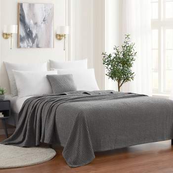 100% Cotton Blanket, Luxurious Breathable Waffle Weave Design by Sweet Home Collection™
