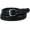 Aquarius Men's Tubular Leather Braided Belt - 4 of 4