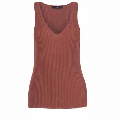 Women's Knit Ribbed Tank - Ivko 40 : Target
