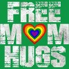 Adult Design By Humans Vintage Free Mom Hugs Heart Pride By Avocato T-Shirt - 2 of 2