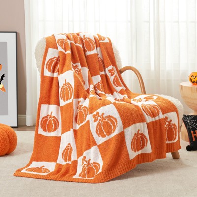 Snuggle Sac Ultra-Soft Microfiber Halloween Throw Blanket, Seasonal Decorative Accent
