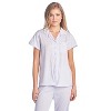 Casual Nights Women's Short Sleeve Floral Capri Pajama Set - 4 of 4