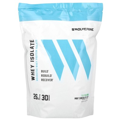 Swolverine Whey Isolate, Mint Chocolate Chip, 2.05 lb (930 g)