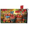 Briarwood Lane Harvest Apple Basket Fall Magnetic Mailbox Cover Bluebirds Picnic Standard - 3 of 3