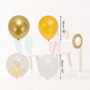 Unique Bargains Latex Party Balloons 10 -12" Round with Ribbon for Party Decorations - 2 of 4