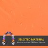 Whisen Inflatable Halloween Archway with Pumpkin Skulls Ghosts Bats Archway Beams and Yellow Lettering - Multicolor - 3 of 4