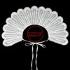 Elerevyo Women Lace Embroidery Knit Detachable Fake Peter Pan Collar Little Shawl for Blouse 1Pc - 4 of 4