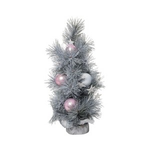 Transpac Artificial 18 in. Multicolored Christmas Whimsical Winter Tree - 1 of 2