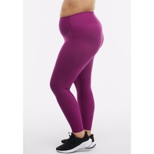 Peloton Women's Cadent Laser Perforated Legging, Plum - 1 of 4