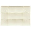 vidaXL Pallet Cushion Cream Fabric (100% polyester) 47.2 x 31.5 x 4.7 in - 2 of 4