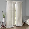 MAYEERTY 2 Pcs Window Panels Solid Crushed Curtain Panel Pair - 2 of 4