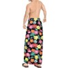 LA LEELA Men's Swimwear Cover Up Swim Wrap Beachwear Sarongs Beach Lava Lava Hawaiian Pareo Summer Long Sulu For Men One Size Black, Floral - image 3 of 4