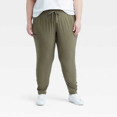 Women's Plus Size Tapered Stretch Woven Mid-rise Pants - All In