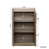 Kitchen Storage Cabinet,  Freestanding Sideboard Buffets Cabinet with Door for Dinning Room Living Room Bathroom - 3 of 4
