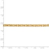 Black Bow Jewelry 2.5mm, 14k Yellow Gold, Solid Byzantine Chain Bracelet - 4 of 4