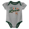 NCAA Miami Hurricanes Infant Girls' 3pk Bodysuit - 3 of 4