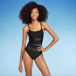 Women's Mesh Front One Piece Swimsuit - Shade & Shore™